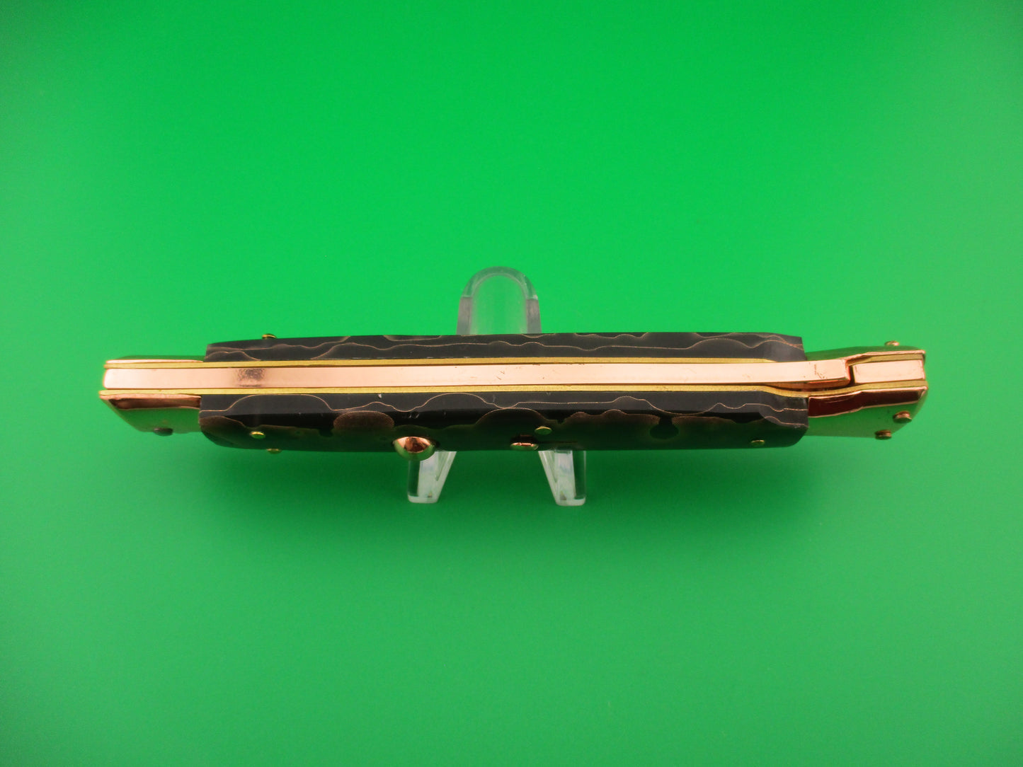 FRANK B ITALY 28cm Italian Swing guard Copper Classic automatic knife
