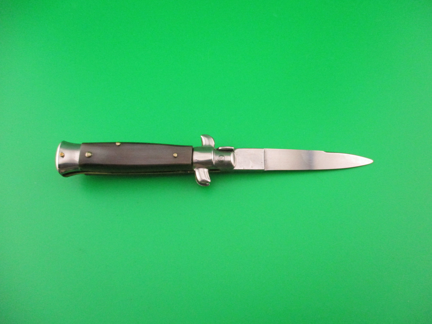 ROSTFREI 14cm Italian Swivel bolster Swedge Horn automatic knife