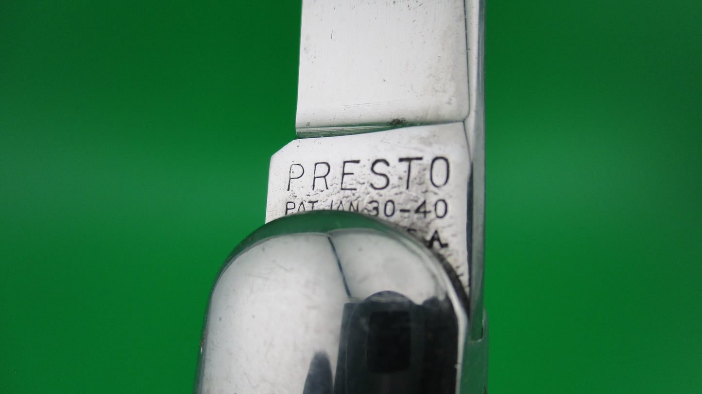 PRESTO M2 Geo Schrade Knife Co Military paratrooper black switchblade knife