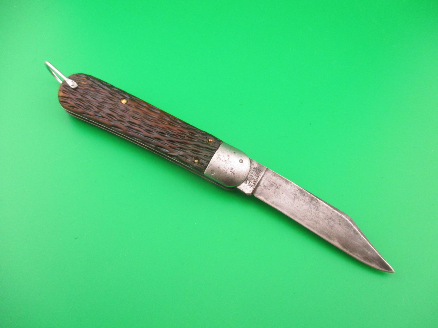 SCHRADE CUT CO M2 Bone WWII Paratrooper Military issue switchblade knife