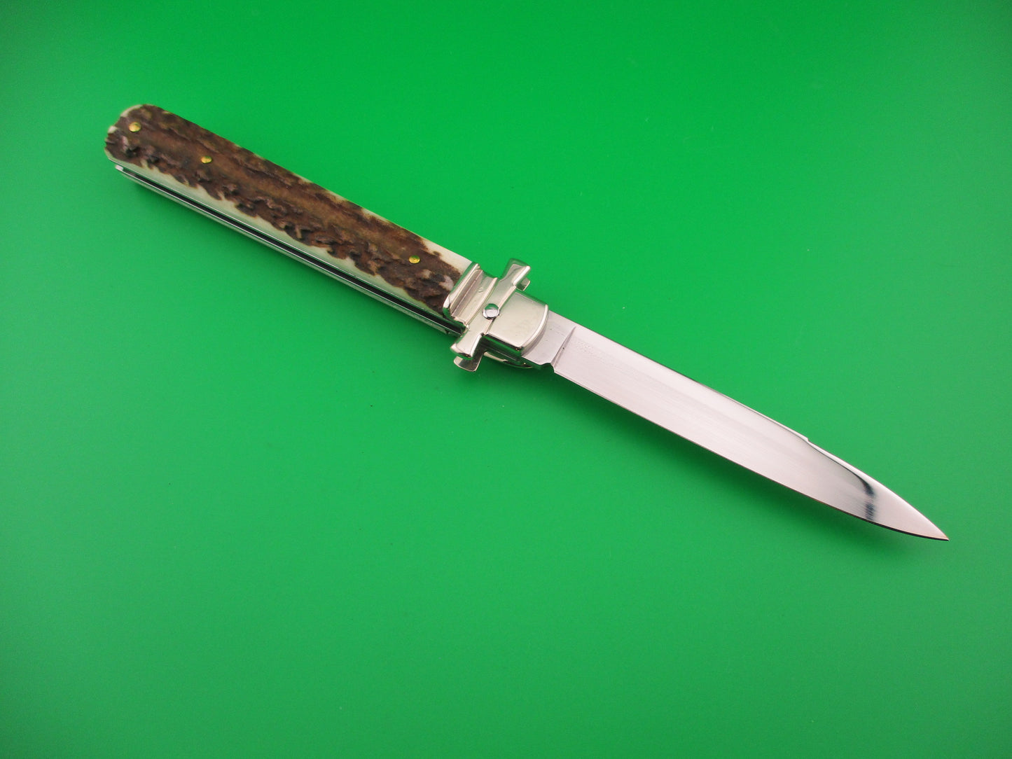 AGA CAMPOLIN Dominus 23cm Stag Lever automatic knife new in box