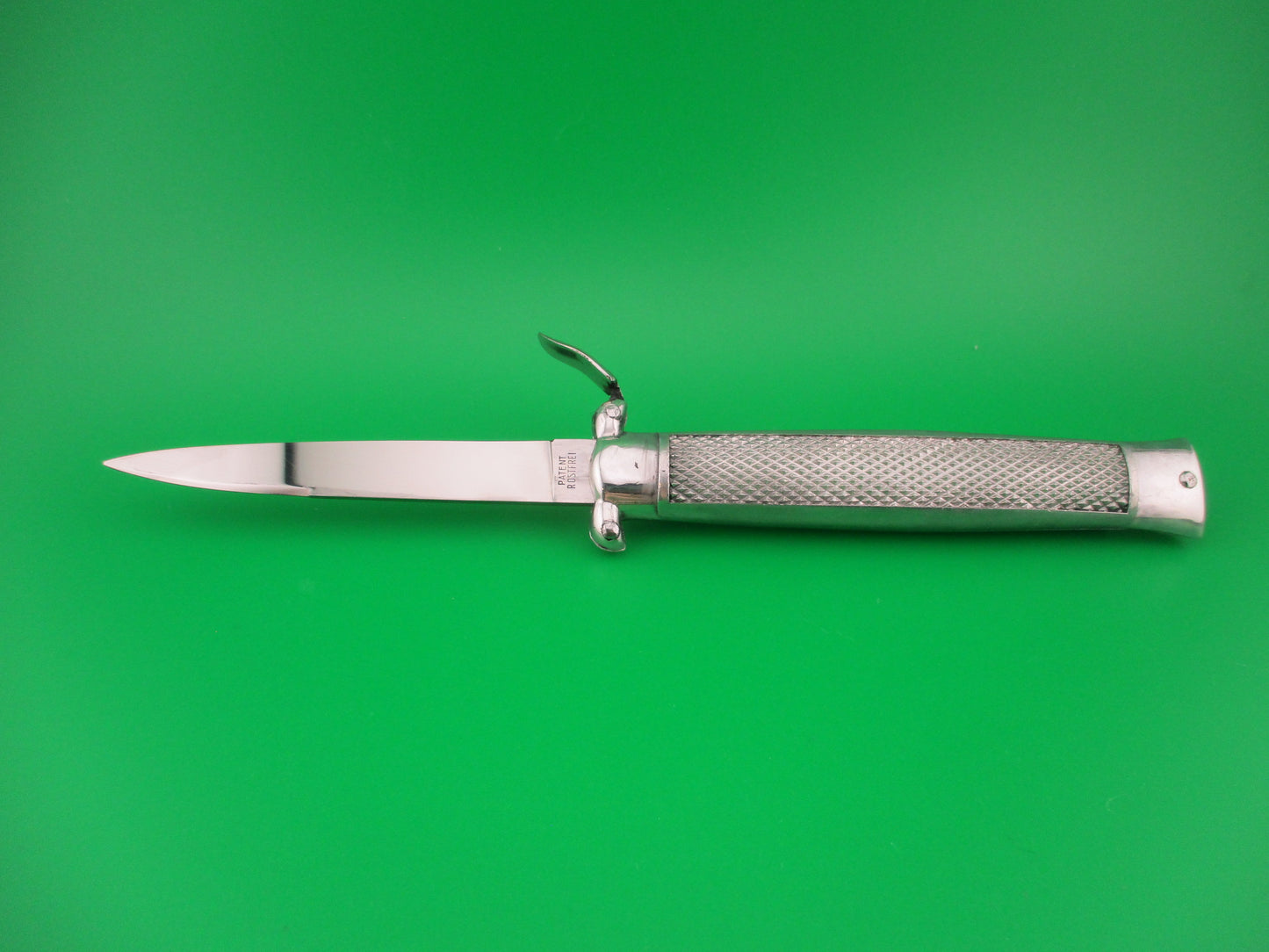 C JUL HERBERTZ IMPORT 21cm Italian Trapdoor OTF 1960s Vintage Aluminum automatic knife