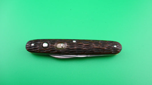 KEEN KUTTER medium Double Jigged Bone switchblade knife KS309