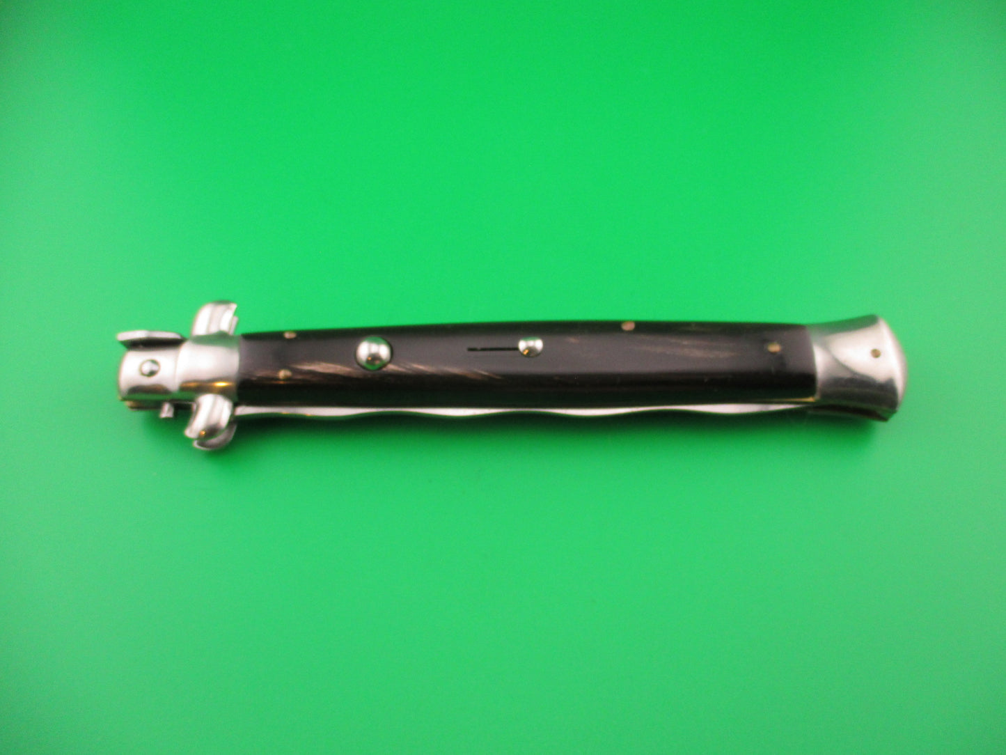 B Rostfrei Stiletto Siciliano 33cm Italian Kris Swivel bolster vintage automatic knife