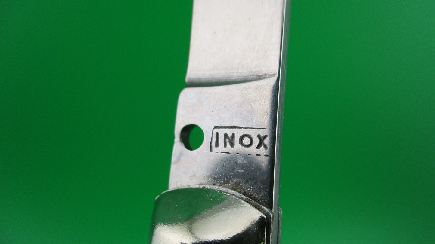 INOX 18cm Italian Tourist knife Red pearl BoBc automatic card knife NOS