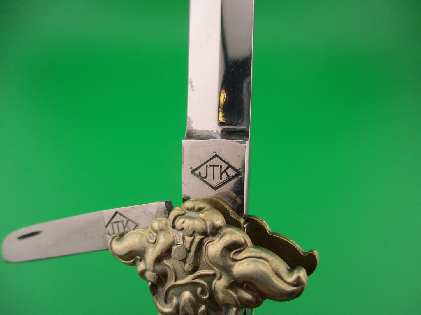 JTK Custom 9 inch Old English Style Dagger blade Pen Blade Release automatic knife