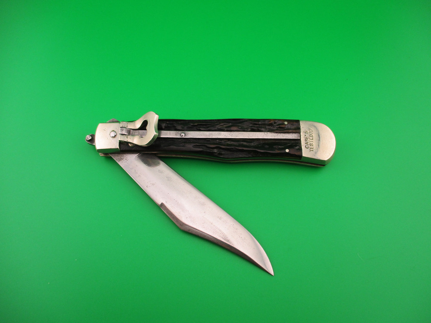 CASE'S TESTED XX 5171L Stag Lever Vintage Automatic knife