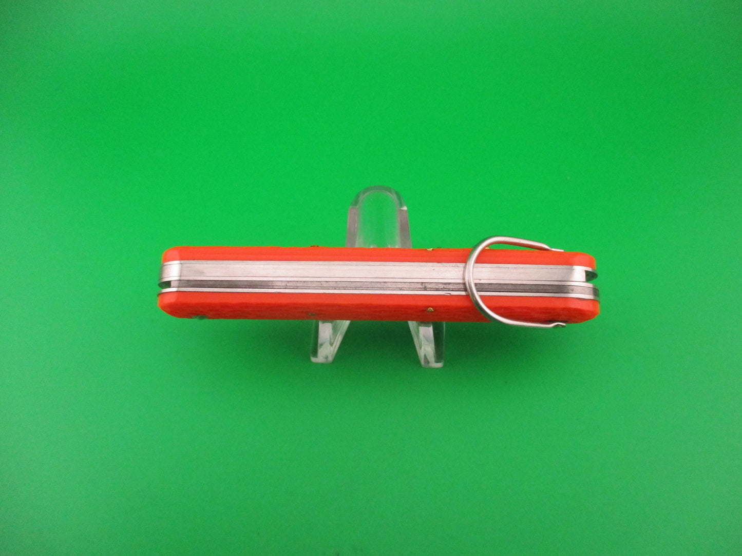CAMILLUS vintage MC1 Orange paratrooper automatic knife with 2nd manual blade