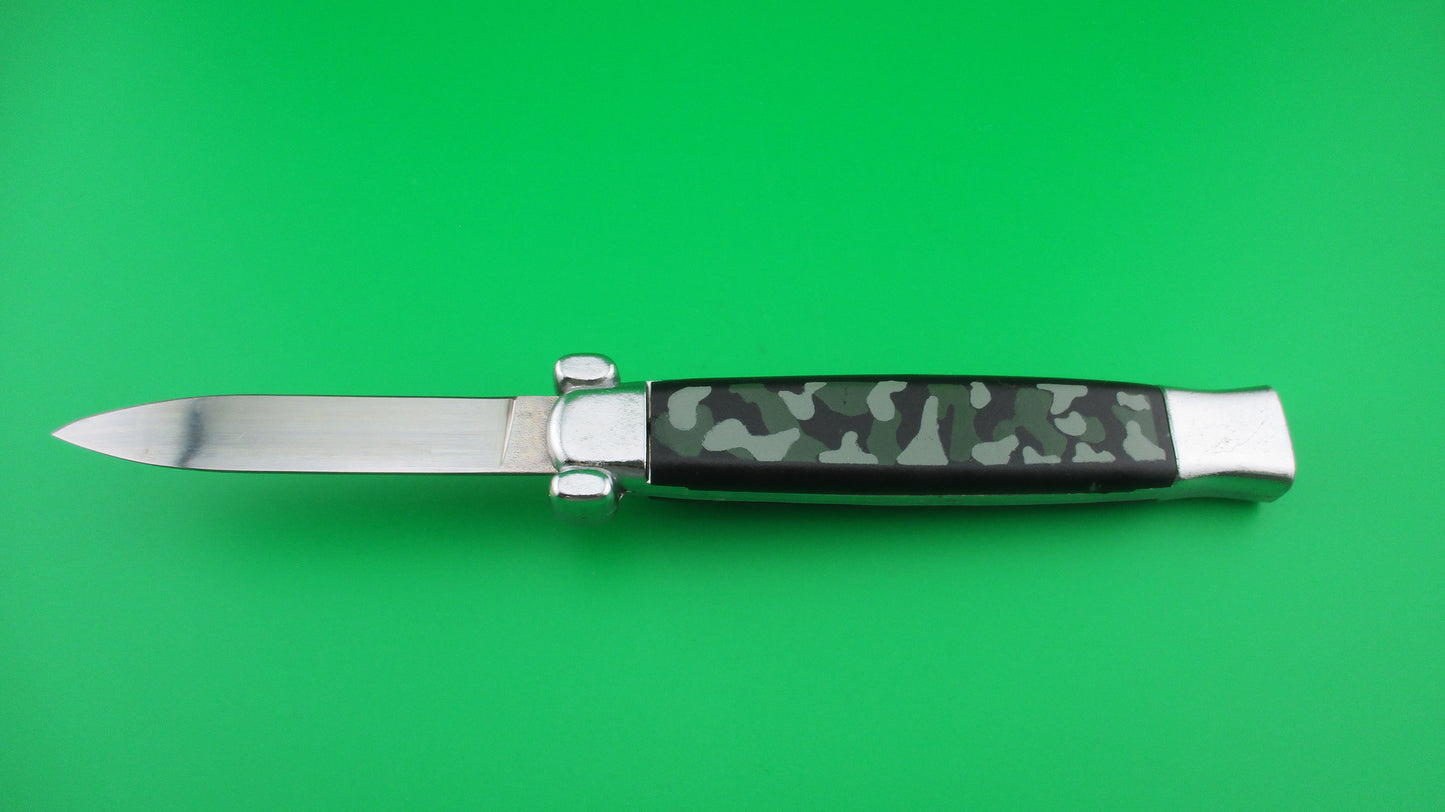 z STAINLESS ROSTFREI 20cm OTF DA Camo automatic knife vintage 1990s