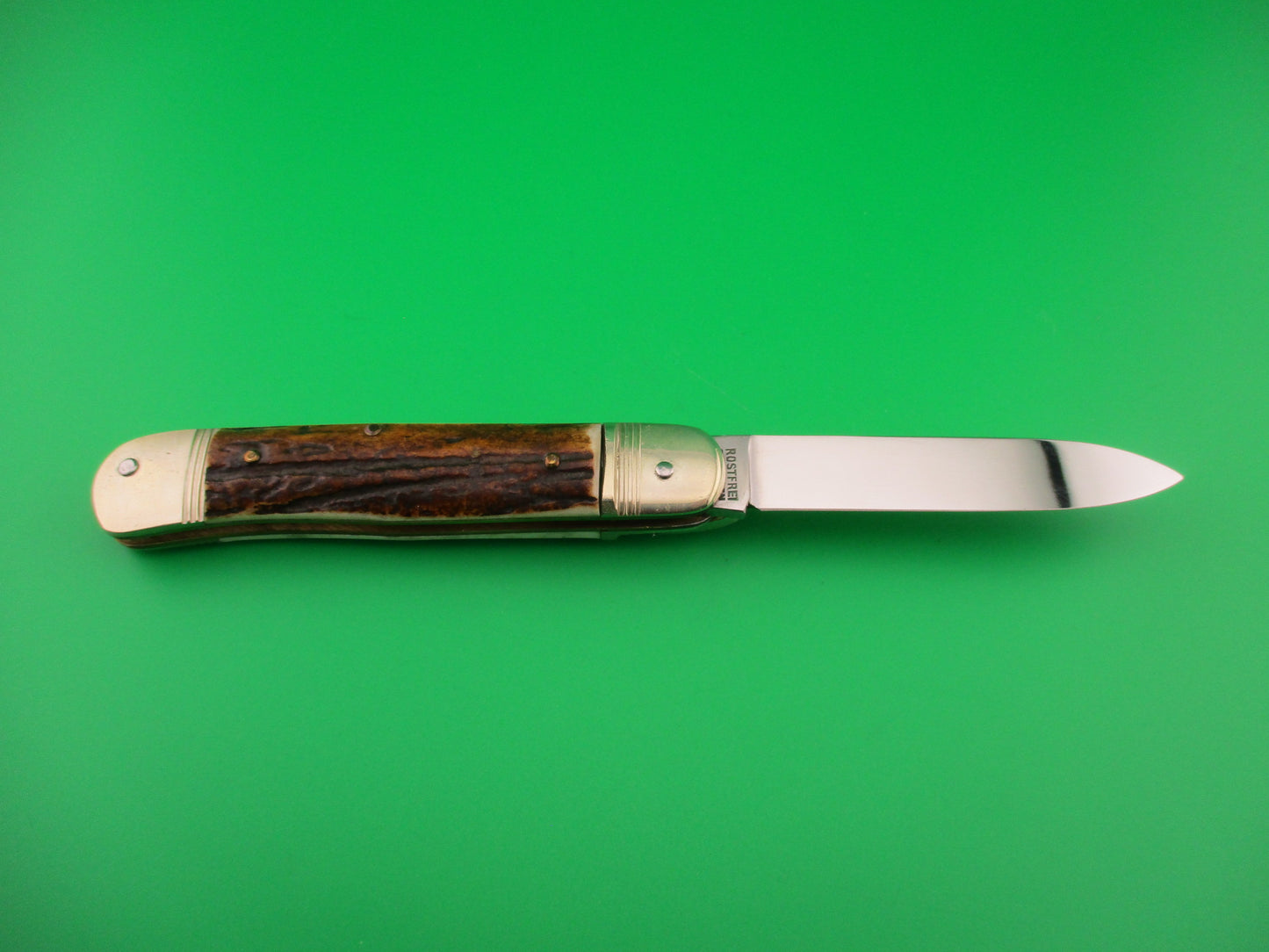 WEIDMANNS HEIL SOLINGEN GERMANY 10cm German Lever Stag automatic knife