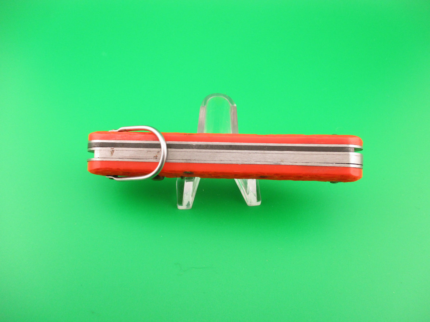 CAMILLUS vintage MC1 Orange paratrooper automatic knife with hook blade