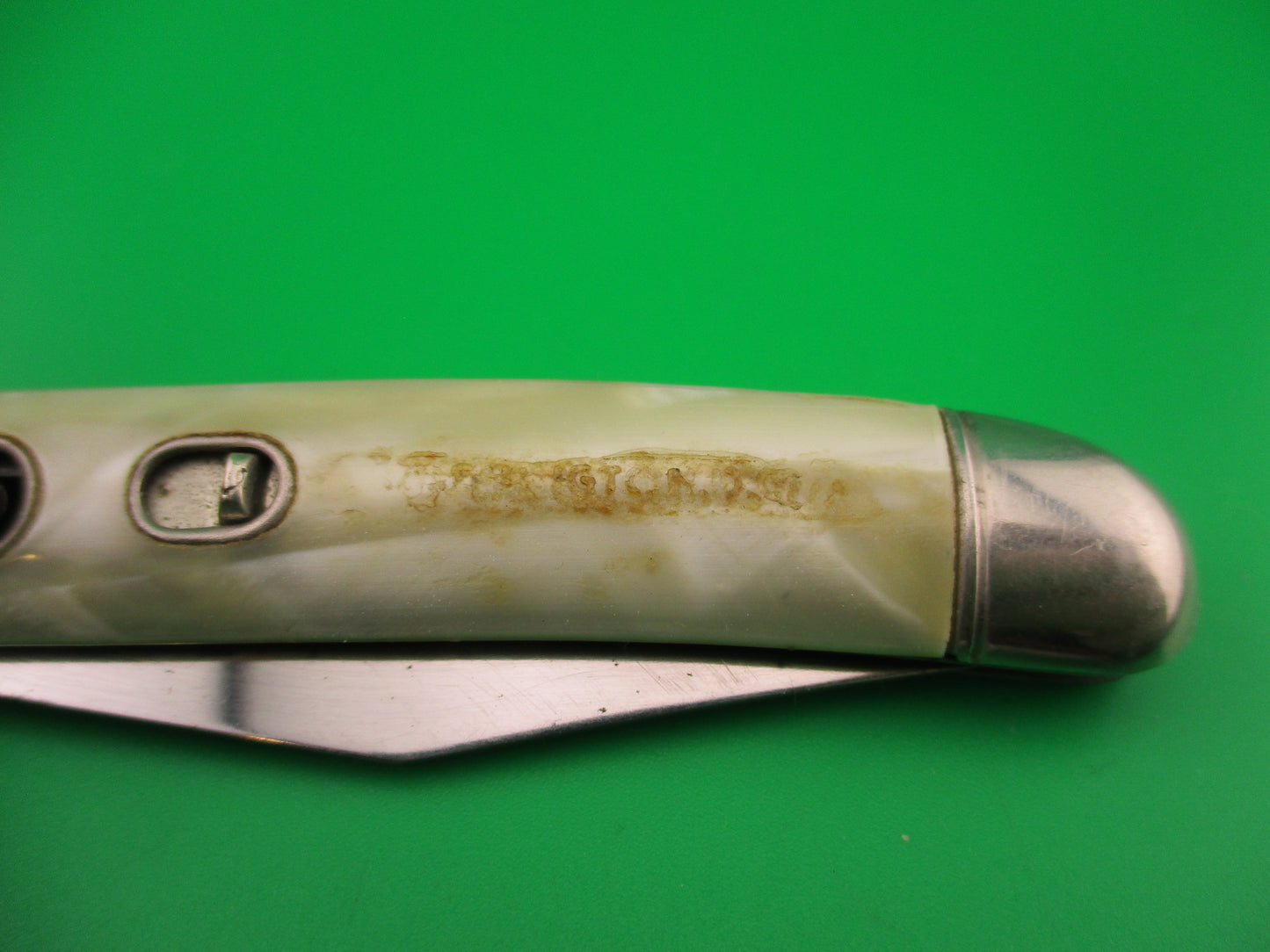 Hammer Brand Imperial Utility Jack Cracked Ice vintage Souvenir switchblade Washington, DC