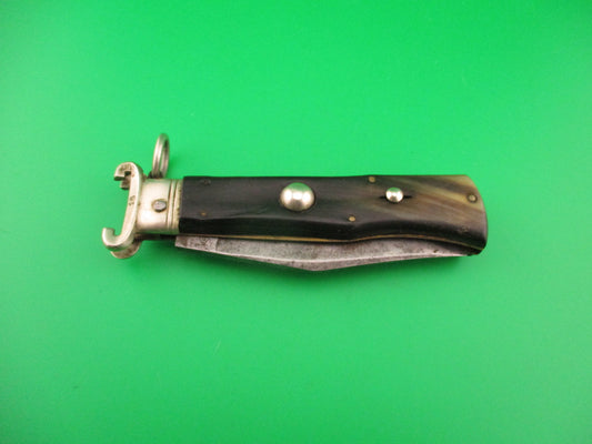 M I TALY INOX 20cm Italian Ring Pull Shellpuller Camper vintage 1950s automatic knife