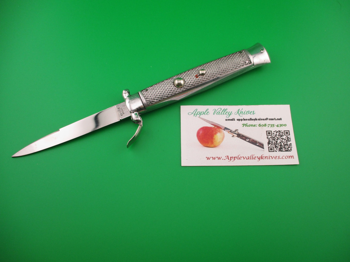 C JUL HERBERTZ IMPORT 21cm Italian Trapdoor OTF 1960s Vintage Aluminum automatic knife