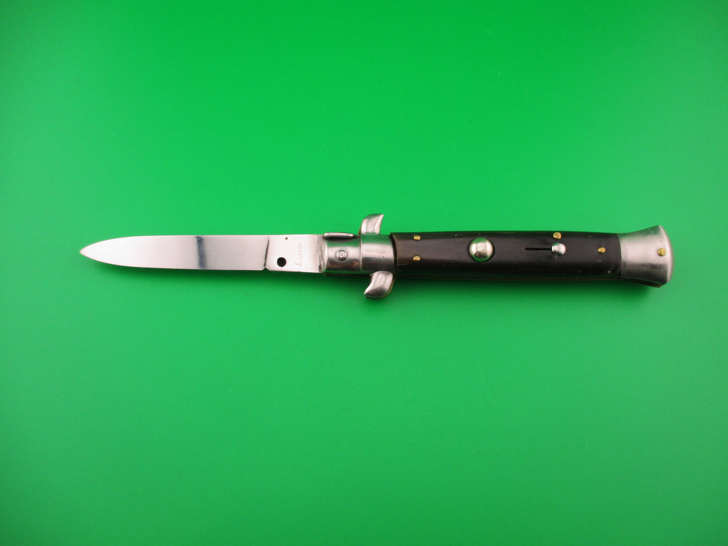 Rostfrei 21cm Italian Swivel bolster Vintage 1980s automatic knife sold in Germany