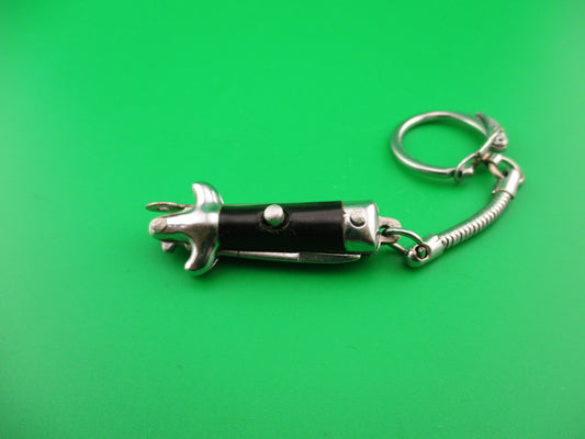 Bambi Keychain switchblade knife vintage plain black