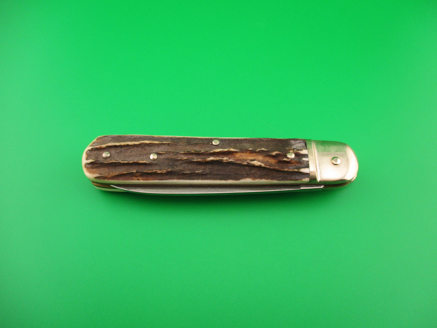 z BOKER TREE BRAND 715 German Lever Stag Classic automatic knife