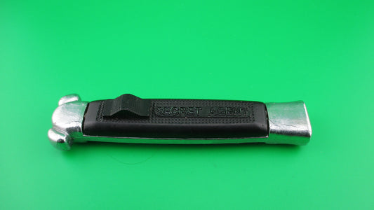 z BELL SECRET AGENT 20cm Out the Front OTF DA automatic knife black