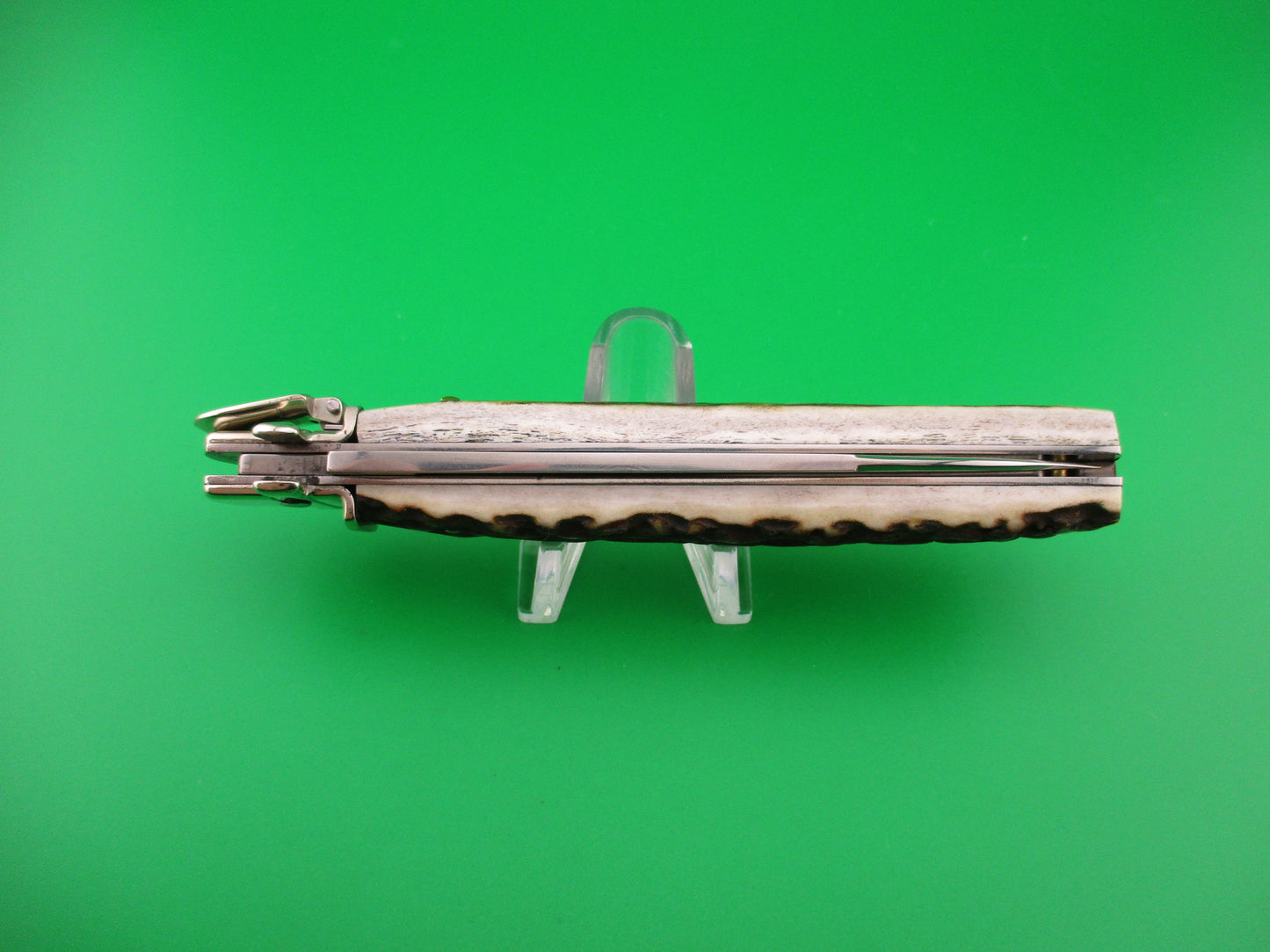 AGA CAMPOLIN Dominus 23cm Stag Lever automatic knife new in box