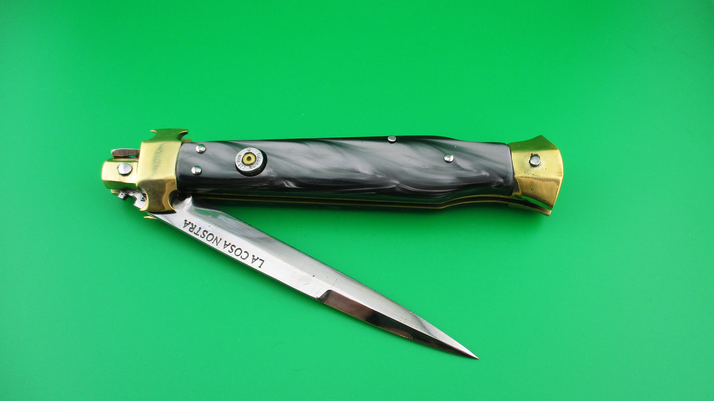 LA COSA NOSTRA OMERTA 28cm .223 REM Tulammo Italian Custom Wasp switchblade picklock knife