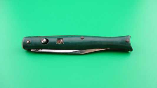 Edgemaster Fishtail Green 1950s American switchblade knife