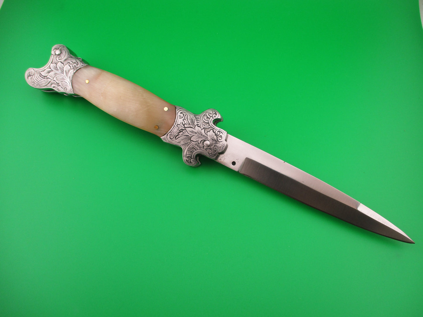 29cm Custom Reproduction of a 19th century European Automatic Oval button knife