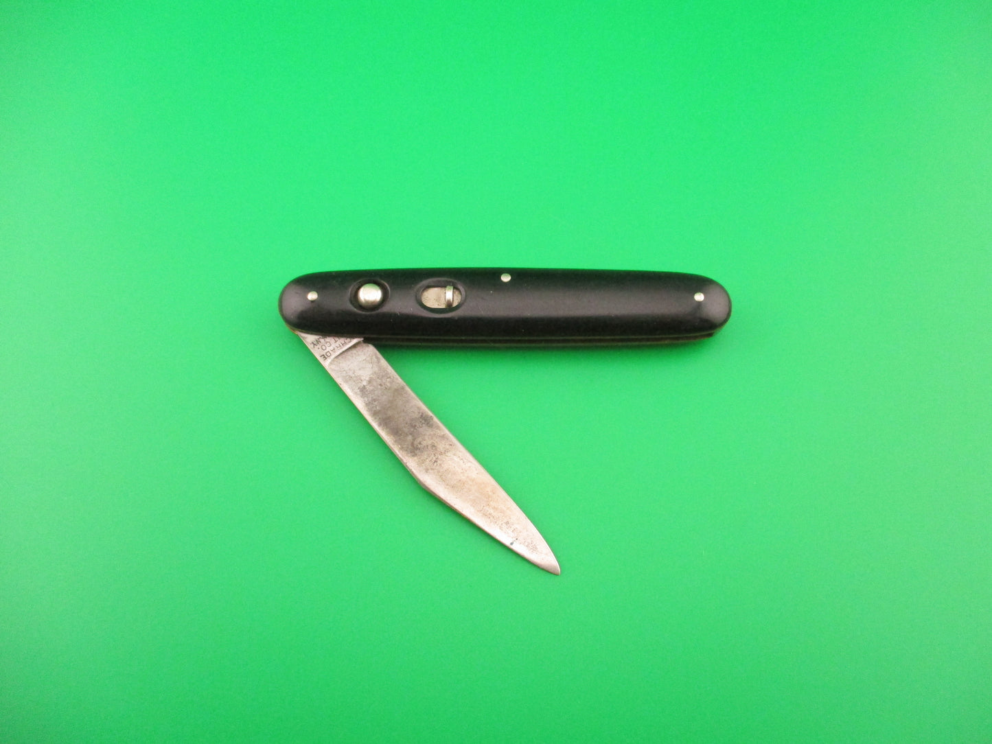 Schrade Cut Co 1404B Single Jack Black Celluloid switchblade knife