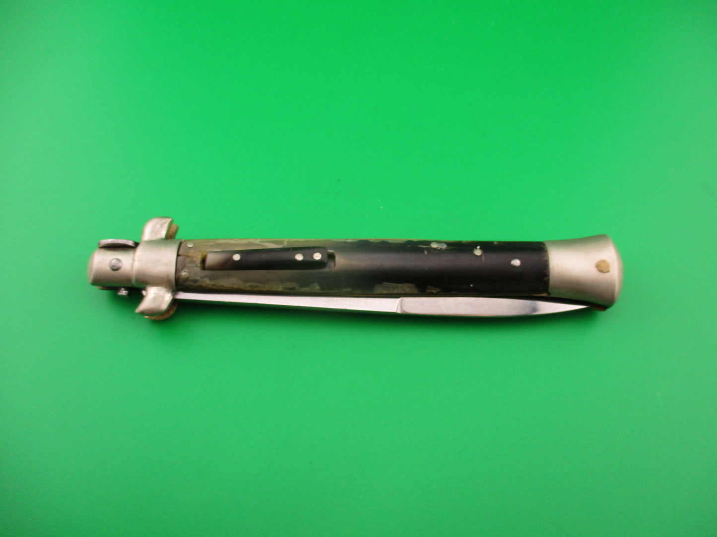 Liam Clark Early 11 inch Italian Picklock Conversion automatic knife