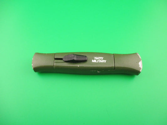 Rostfrei 21cm NATO MILITARY Green OTF DA vintage automatic knife