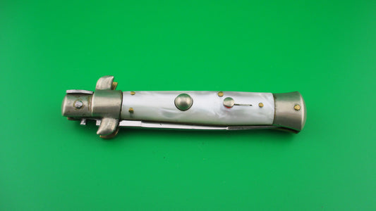 Rostfrei IMPORT 18cm Italian Transitional Stiletto Pearlex automatic knife