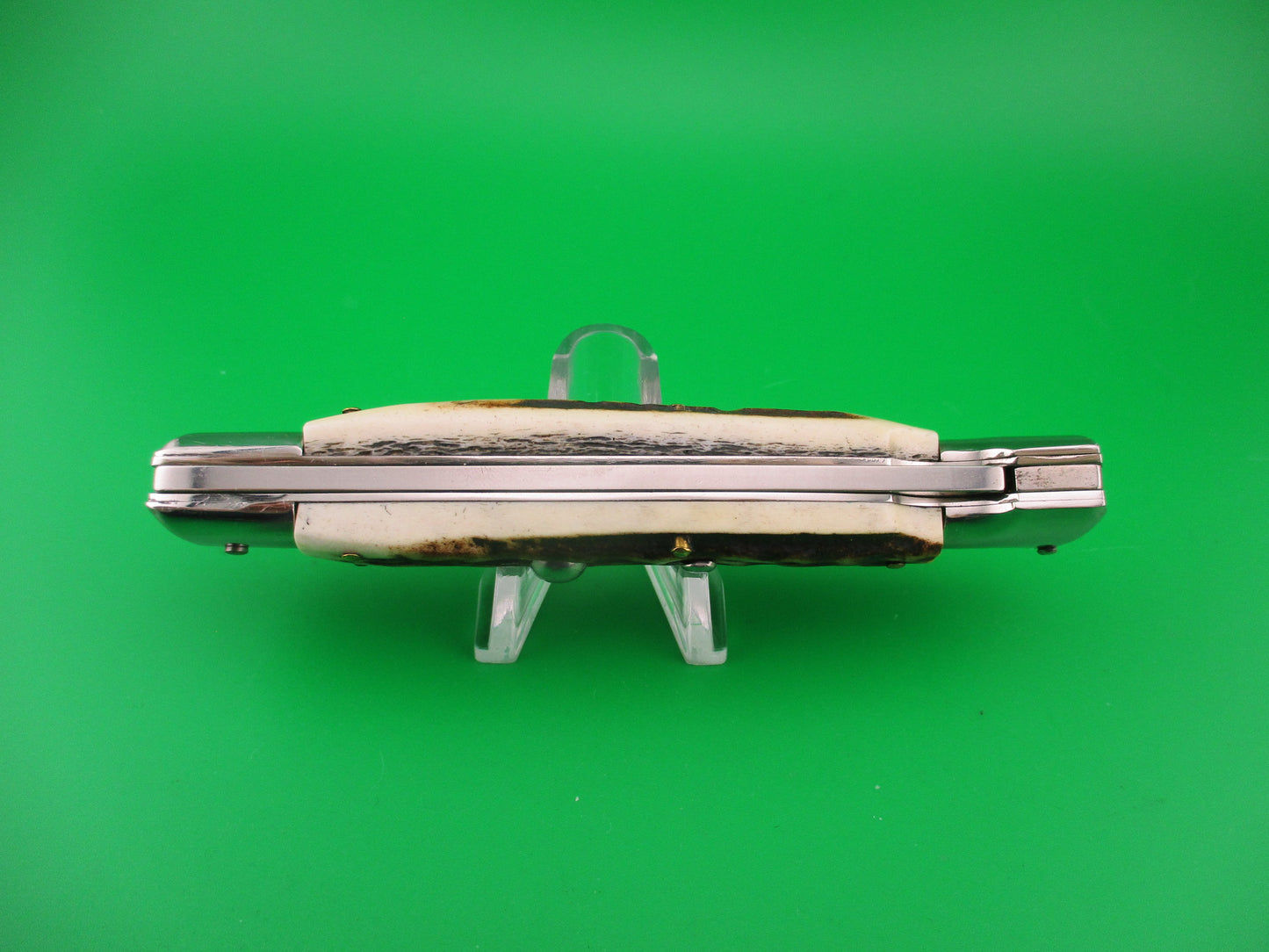 AGA CAMPOLIN 23cm Italian Swing Guard Stag Bayonet blade automatic knife 2012