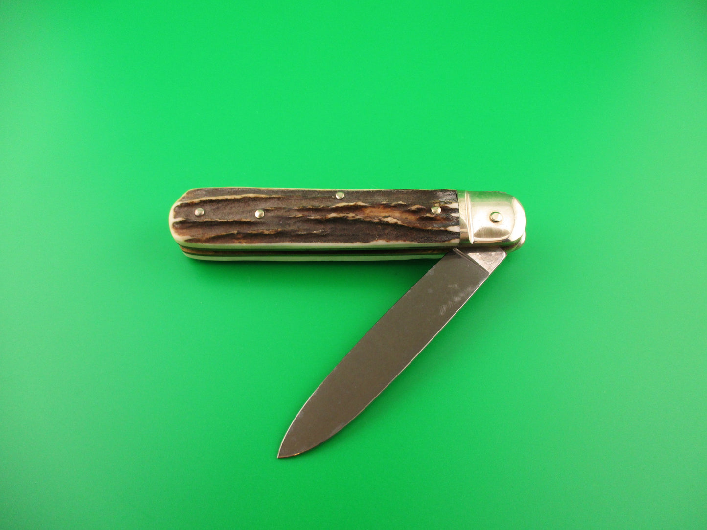 z BOKER TREE BRAND 715 German Lever Stag Classic automatic knife