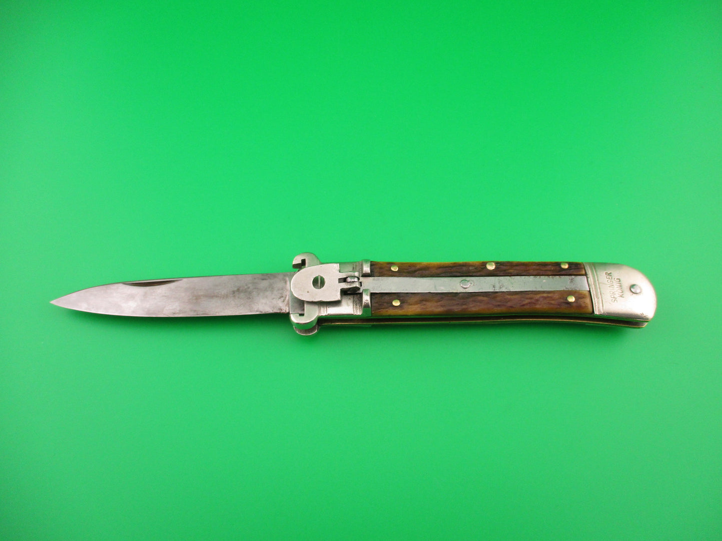 SOLINGEN MI GERMANY 20cm German Lever Shell puller automatic Johnny Cade knife