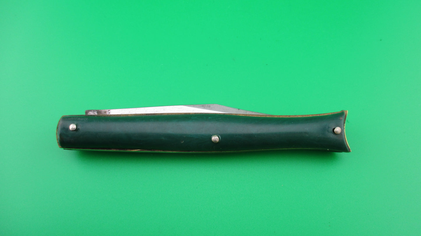 Edgemaster Fishtail Green 1950s American switchblade knife