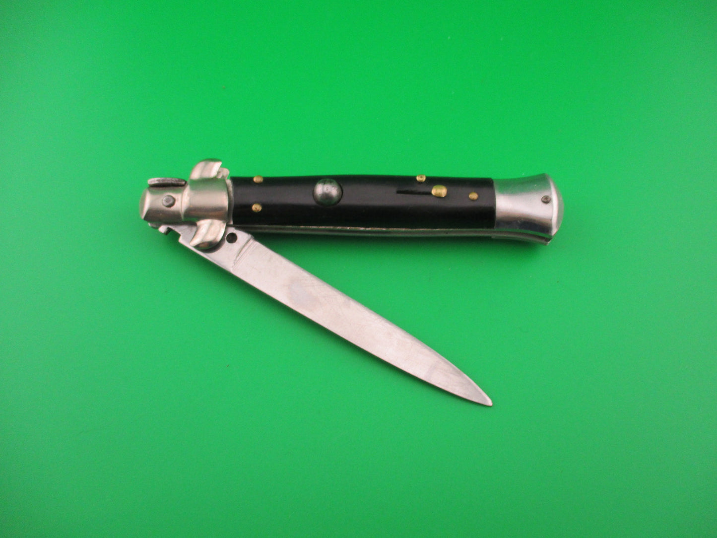 JAGUAR INOX 23cm Italian Stiletto swivel bolster Zoppis automatic knife