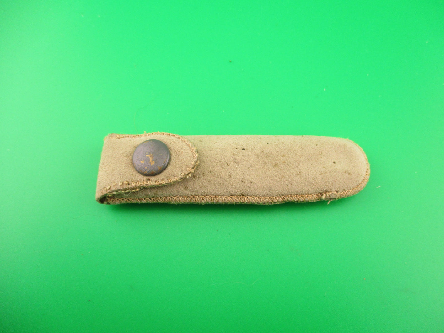 Press Button Knife Co Small Sterling Gothic double automatic knife w purse