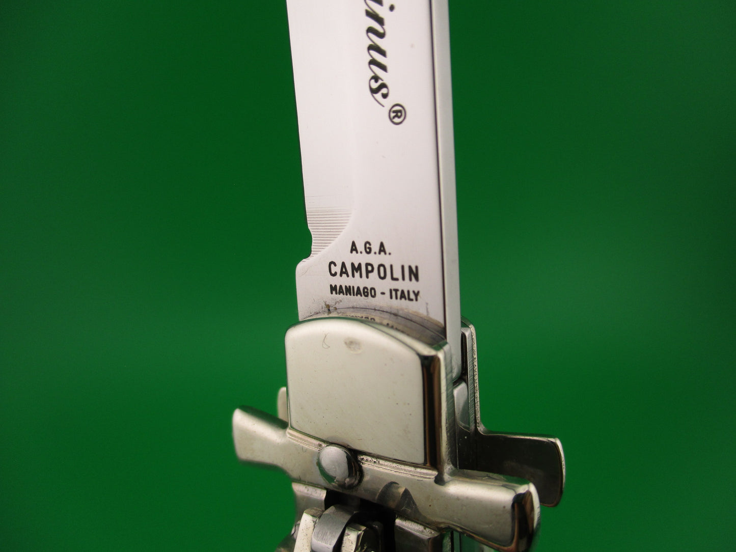 AGA CAMPOLIN Dominus 23cm Stag Lever automatic knife new in box