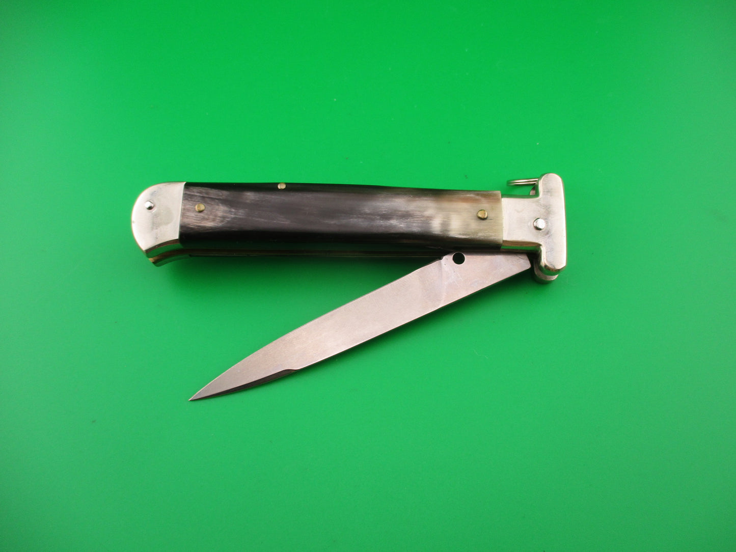 AGA CAMPOLIN 22cm Italian Francese Ringpull  horn automatic knife 2014