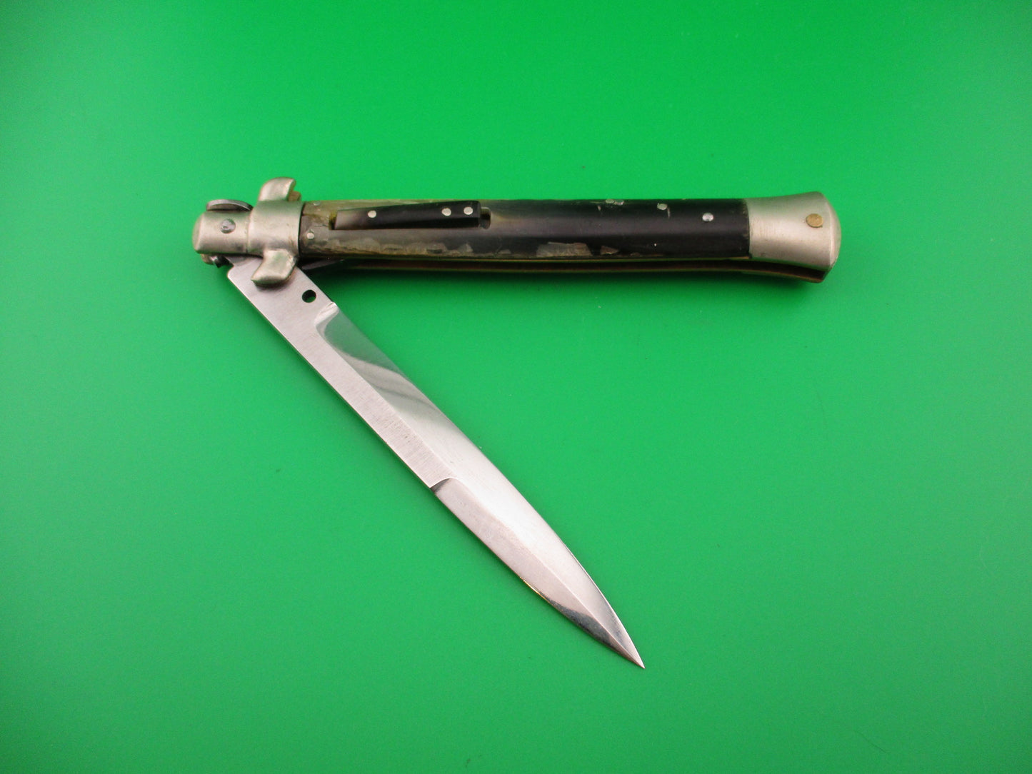 Liam Clark Early 11 inch Italian Picklock Conversion automatic knife