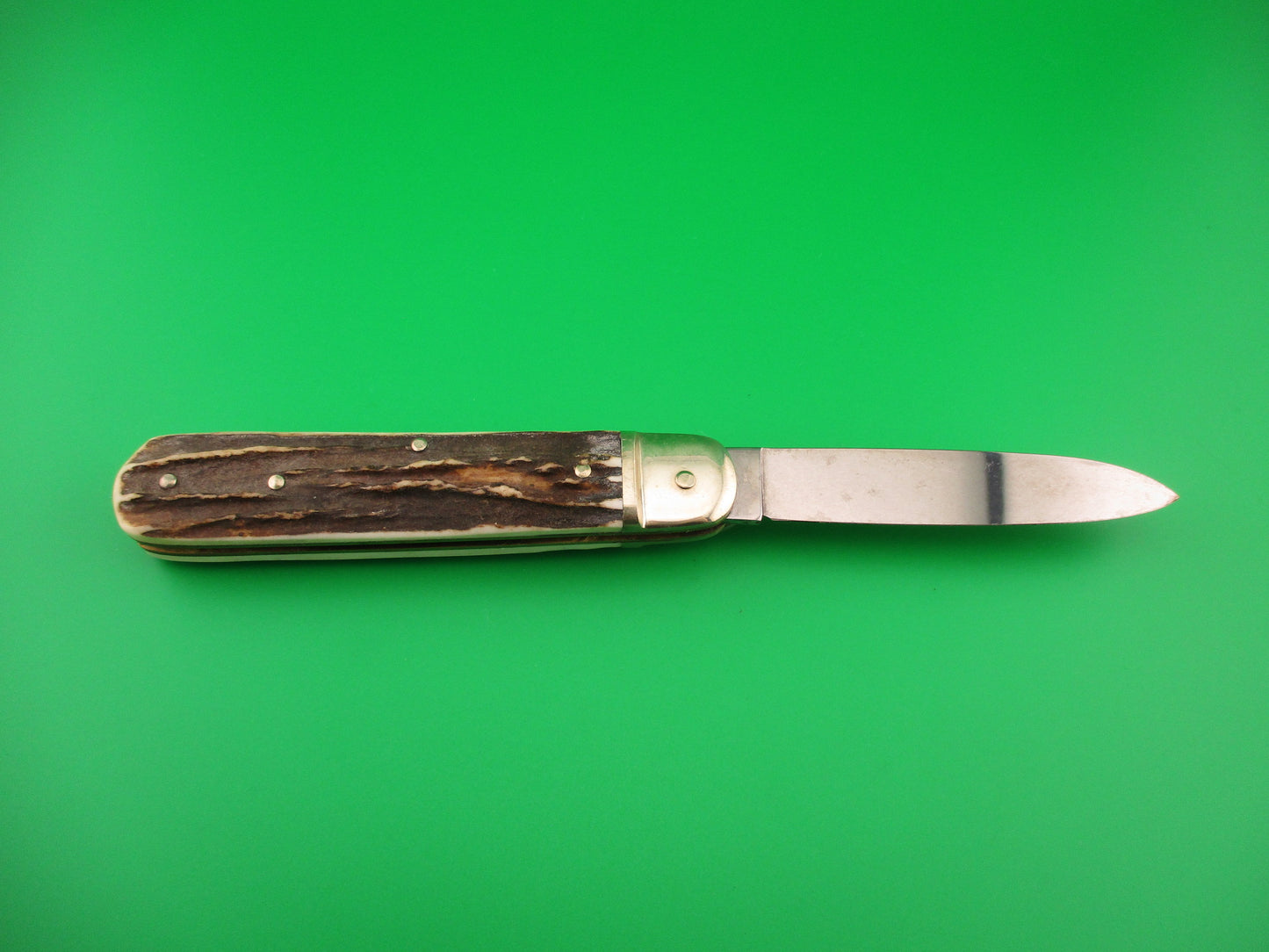 z BOKER TREE BRAND 715 German Lever Stag Classic automatic knife
