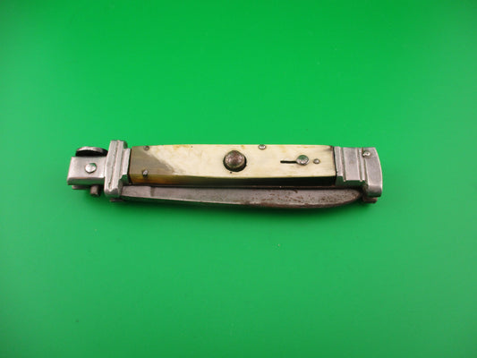 Mexican Picklock 25cm vintage hand made Aluminum bolster automatic knife