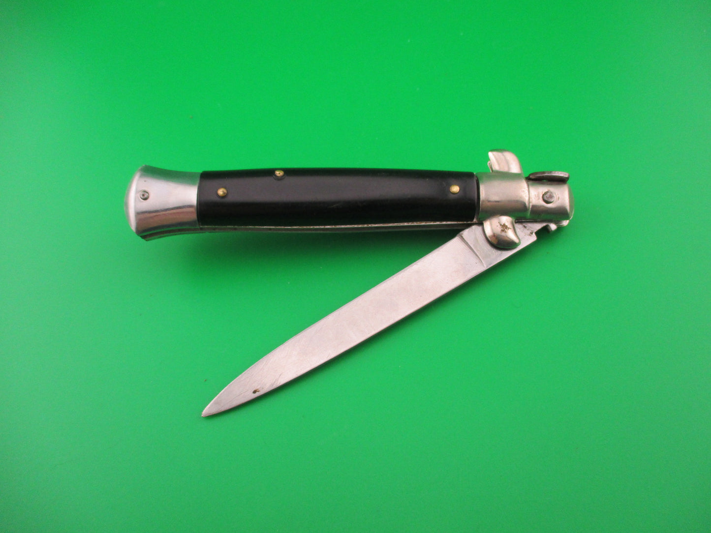 JAGUAR INOX 23cm Italian Stiletto swivel bolster Zoppis automatic knife