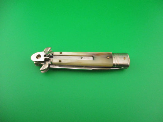 AKC ITALY Leverletto by Bill DeShivs AKC Italy 20cm Italian Horn lever automatic knife