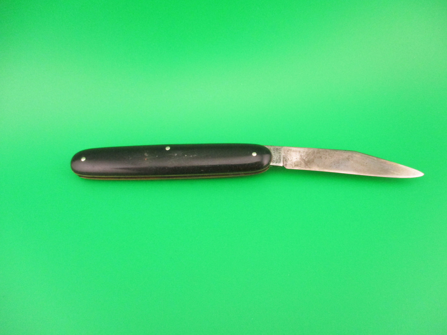 Schrade Cut Co 1404B Single Jack Black Celluloid switchblade knife
