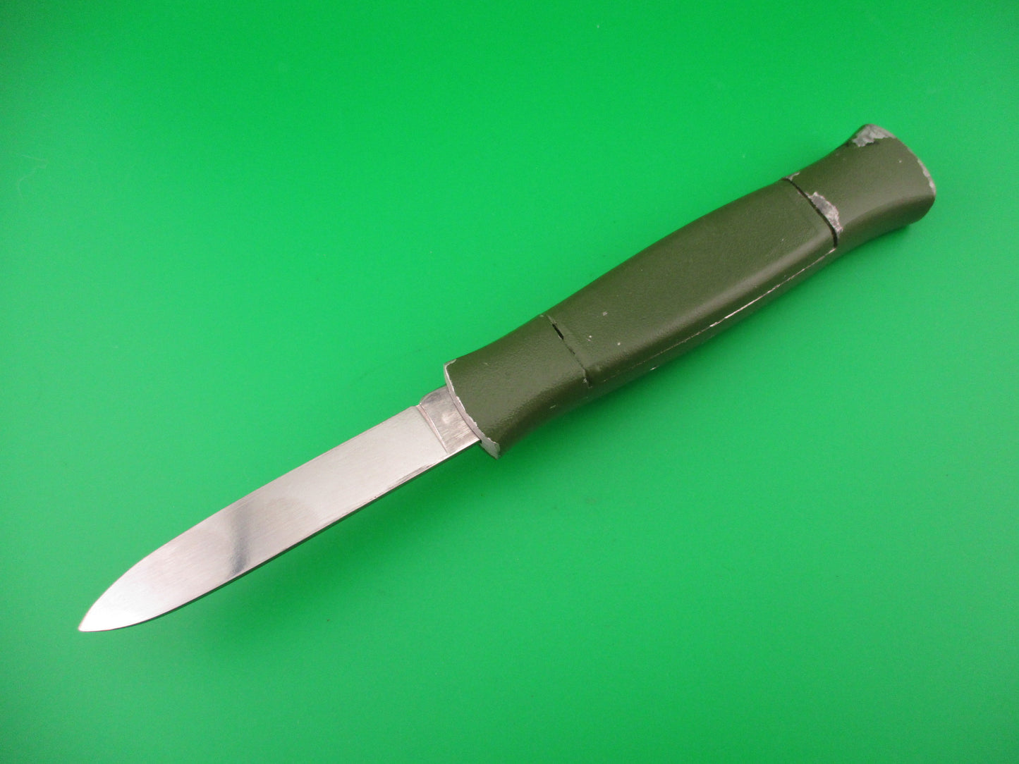 Rostfrei 21cm NATO MILITARY Green OTF DA vintage automatic knife