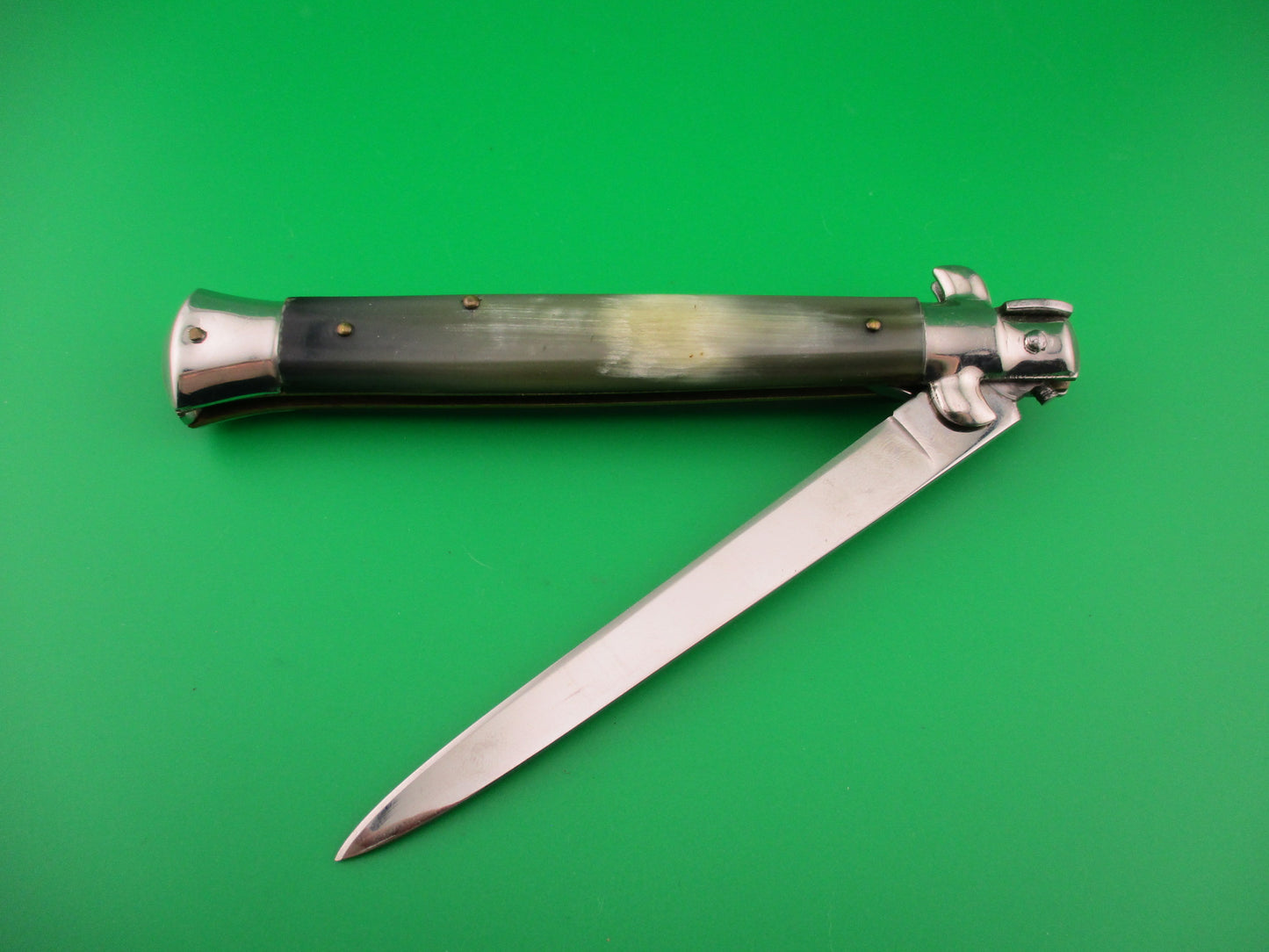 INOX 28cm Italian Swivel bolster 1980s vintage automatic knife