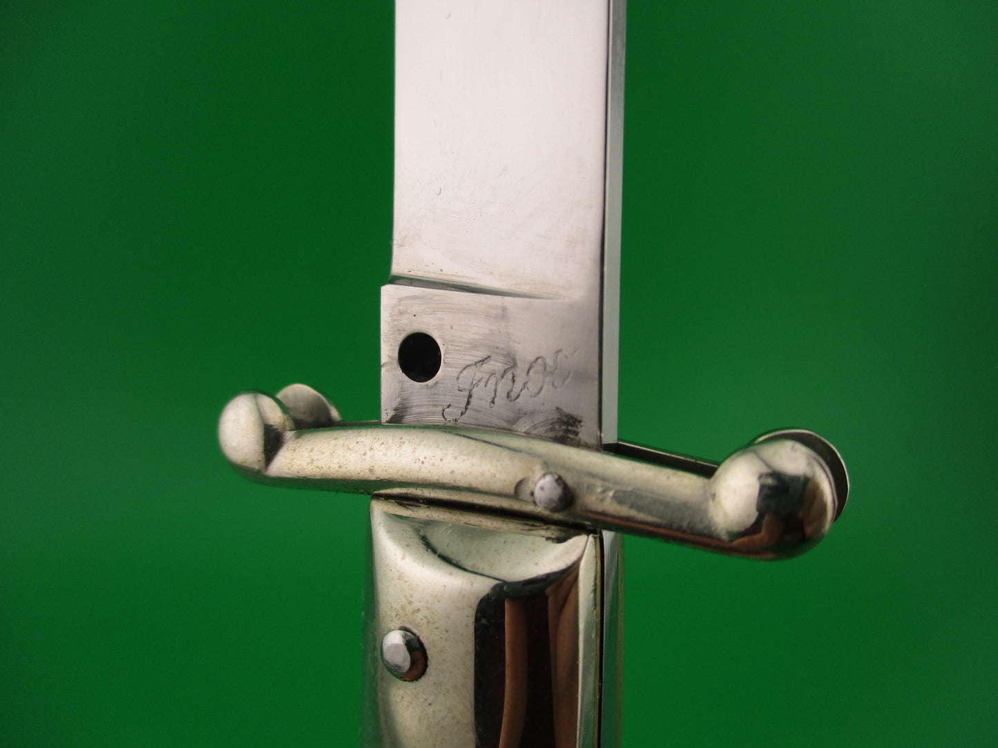 Inox (slant) 23cm Italian Swing Guard Vintage 1970s automatic knife Inox