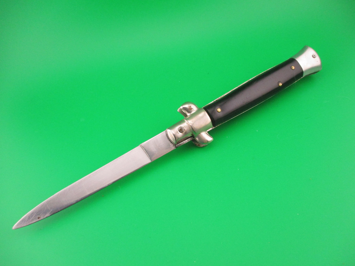 JAGUAR INOX 23cm Italian Stiletto swivel bolster Zoppis automatic knife