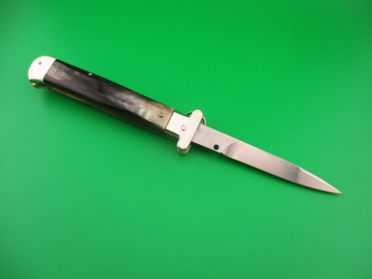 AGA CAMPOLIN 22cm Italian Francese Ringpull  horn automatic knife 2014