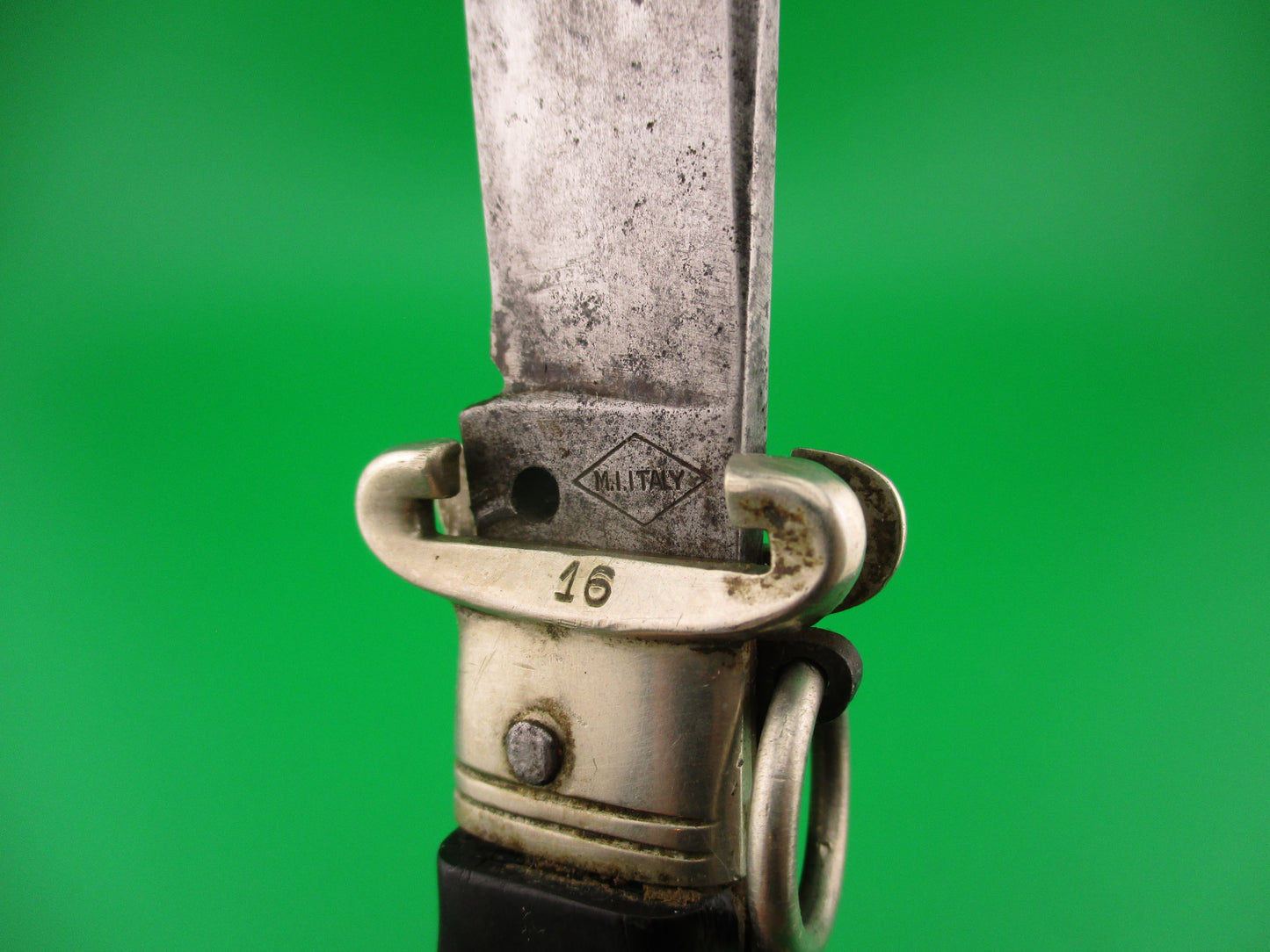 M I TALY INOX 20cm Italian Ring Pull Shellpuller Camper vintage 1950s automatic knife